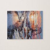 Winter Sunset in Country Puzzle (Horizontal)