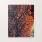Winter Sunset Jigsaw Puzzle (Vertikal)