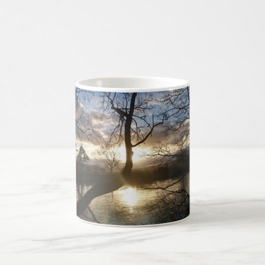 Winter Sunset . Kaffeetasse (Mittel)