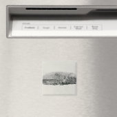 Winter Sunset Magnet (In Situ (Geschirrspüler))