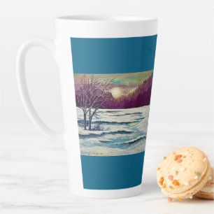 Winter Sunset Milchtasse