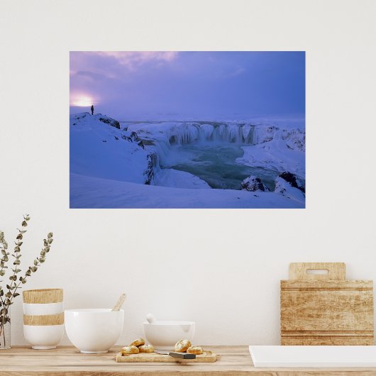 Winter Sunset Poster (Küche)