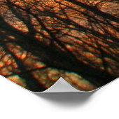 Winter Sunset Poster (Ecke)