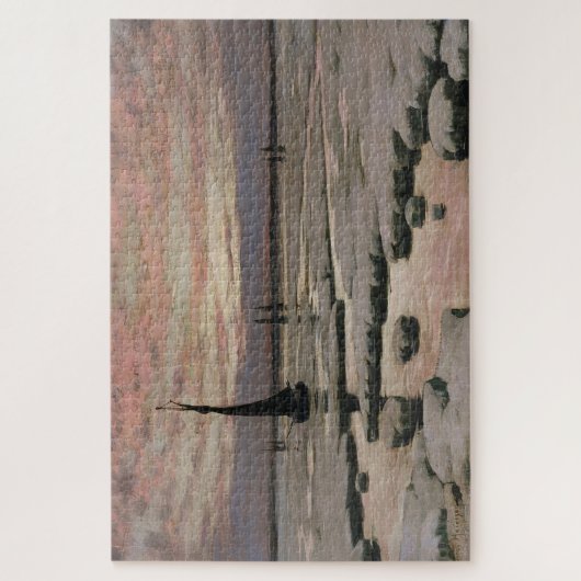 Winter Sunset Puzzle (Vertikal)