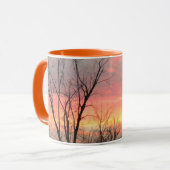 Winter Sunset Tasse (Vorderseite Links)