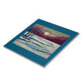 Winter Sunset Tile Fliese (Seite)