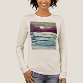 Winter Sunset Tri-Blend Shirt (Vorderseite)