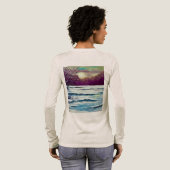 Winter Sunset Tri-Blend Shirt (Voller Rückseite)