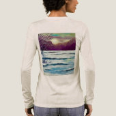 Winter Sunset Tri-Blend Shirt (Rückseite)