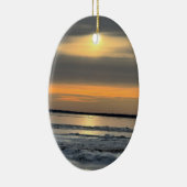 Winter Sunset Waterscape Ornament (Rechts)