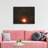 WINTER SUPER MOON Leinwand (Insitu (Wohnzimmer))
