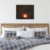 WINTER SUPER MOON Leinwand (Insitu (Schlafzimmer))