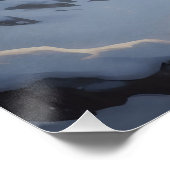 Winter-Superheld Poster (Ecke)