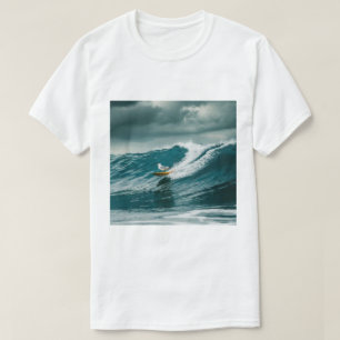 Winter-Surfer-Möwe, Möwe Surft, Möwe T T-Shirt