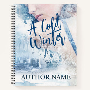 Winter Suspense Book Cover Inspiration Notebook Notizblock