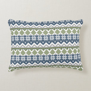 Winter Sweater Accent Pillow Dekokissen