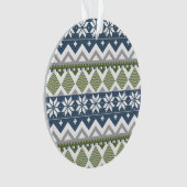 Winter Sweater Acrylic Ornament (Vorderseite)