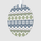 Winter Sweater Acrylic Ornament (Vorderseite)