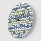 Winter Sweater Clock Große Wanduhr (Winkel)