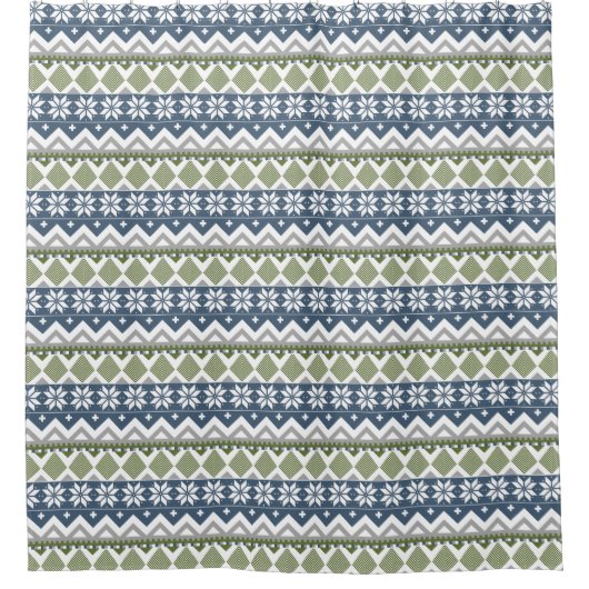 Winter Sweater-Duschvorhang Duschvorhang (Vorderseite)