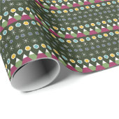 Winter Sweater Inspiriert Wrapping Paper Geschenkpapier (Rolleneckpunkt)