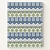 Winter Sweater Spiral Notebook Notizblock (Rückseite)