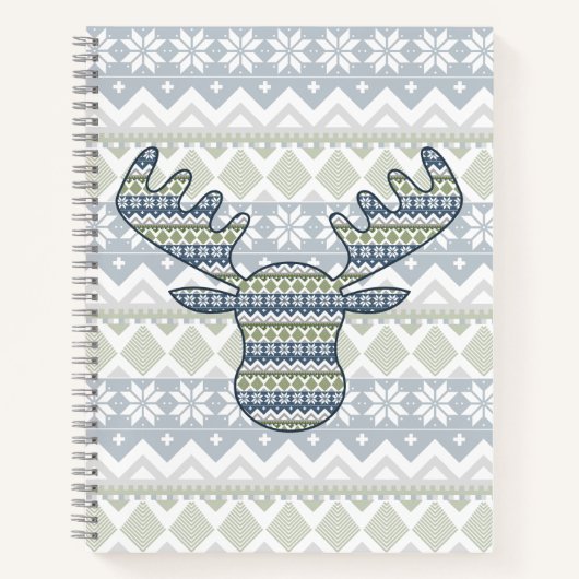 Winter Sweater Spiral Notebook Notizblock (Vorderseite)
