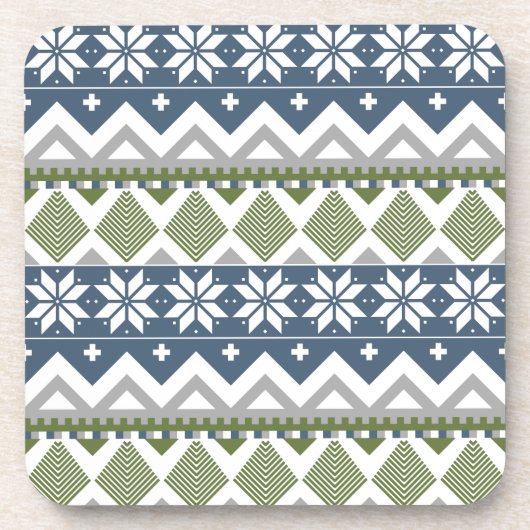 Winter Sweater Square Untersetzer (Vorderseite)