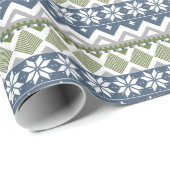 Winter Sweater Wrapping Paper Geschenkpapier (Rolleneckpunkt)