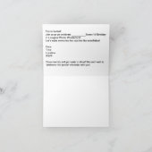 Winter Sweet 16 Geburtstagsparty Einladung (Innenseite)