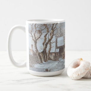 WINTER SZENE (1790) Vintag Art Weihnachten Tasse