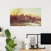 Winter Szene 2 Poster (Heimbüro)