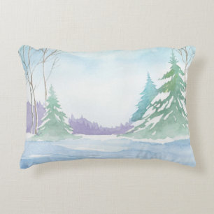 Winter Szene 3, doppelseitig bedruckt Dekokissen