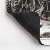 Winter-Szene am kontinentalen Armee-Lager Mousepad (Ecke)