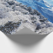 Winter-Szene Geschenkpapier (Ecke)