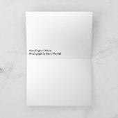 Winter-Szene Karte (Innenseite)