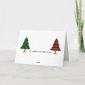 Winter Szene mit Stern, neue Haven Card Karte (Rückseite)