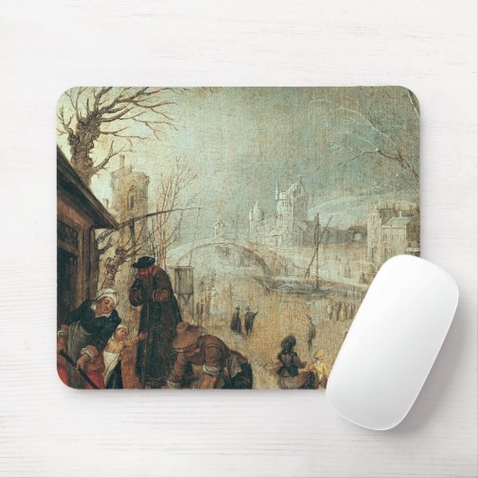Winter-Szene Mousepad (Mit Mouse)