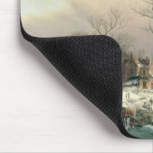 Winter-Szene Mousepad (Ecke)