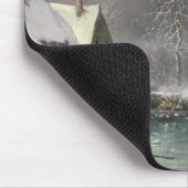 Winter-Szene Mousepad (Ecke)