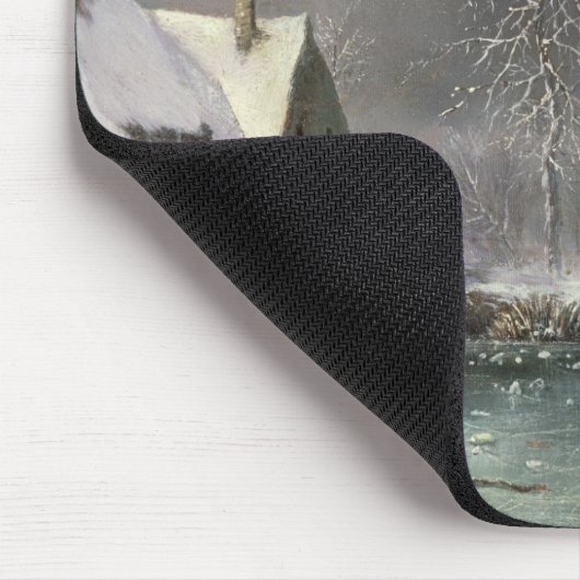 Winter-Szene Mousepad (Ecke)