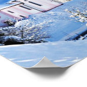 Winter-Szene Poster (Ecke)