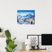 Winter-Szene Poster (Heimbüro)