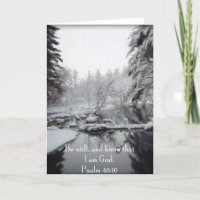 Winter-Szene - Psalm-46:10