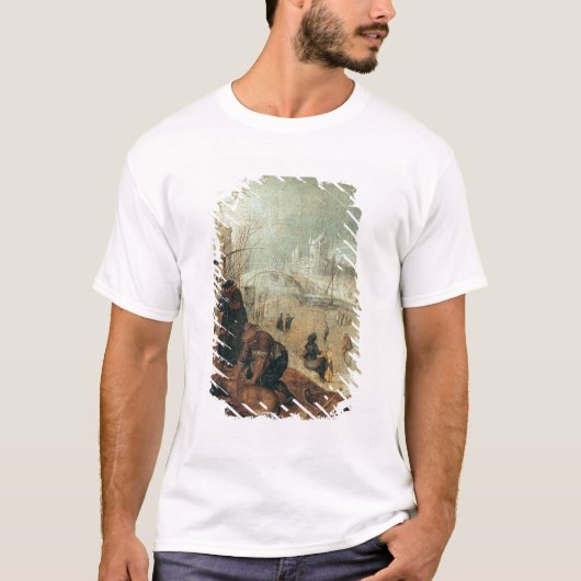 Winter-Szene T-Shirt (Vorderseite)