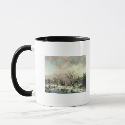 Winter-Szene Tasse (Links)