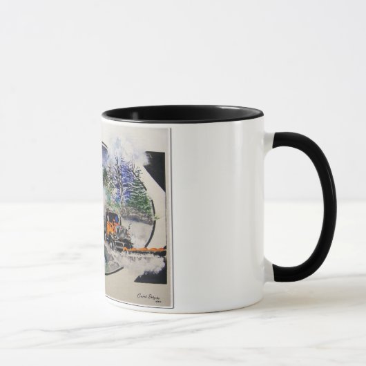 Winter-Szene Tasse (Rechts)