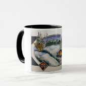 Winter-Szene Tasse (Vorderseite Links)