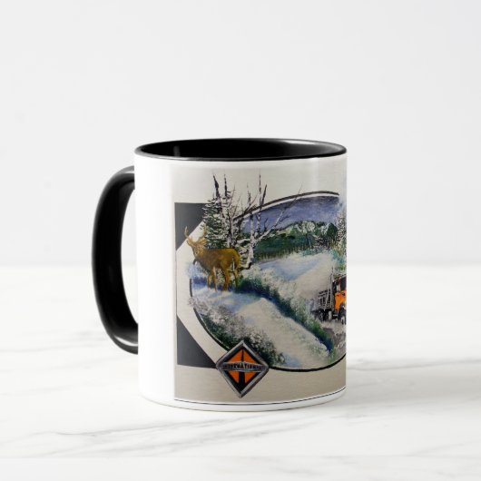 Winter-Szene Tasse (Vorderseite Links)