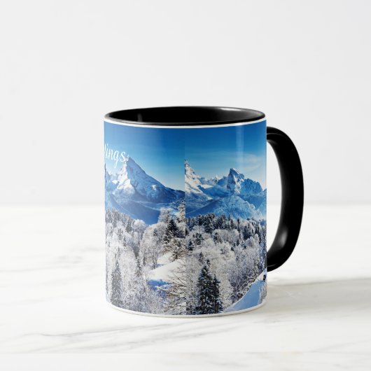 Winter-Szene Tasse (VorderseiteRechts)